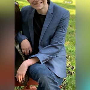 Gorgeous Calvin Klein Youth 16 heather blue jacket